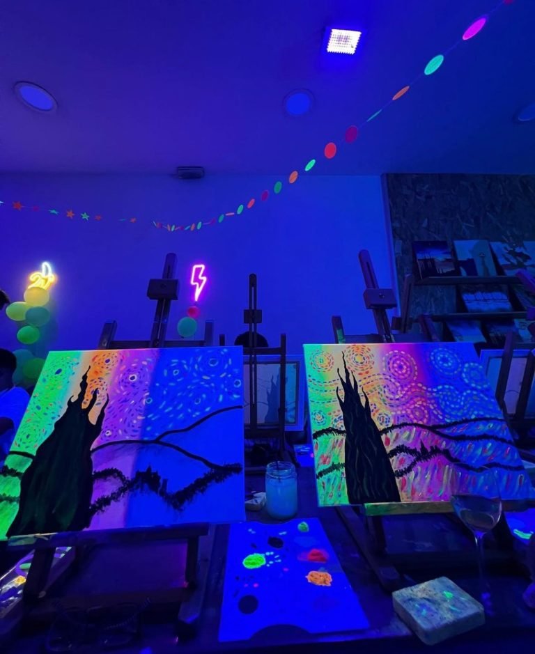 Wine Gogh Neón - pintura fluorescente