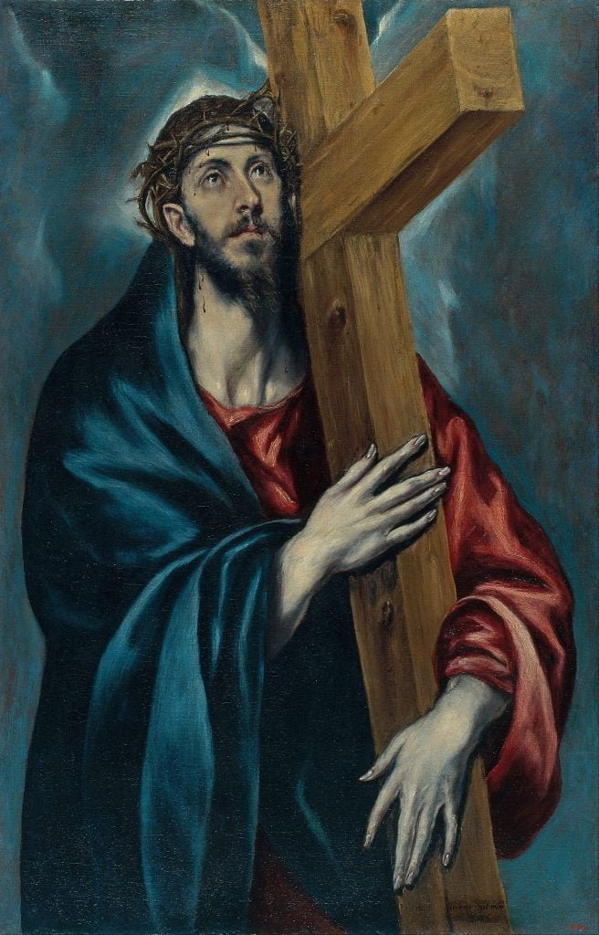 El Greco Christ Carrying the Cross Google Art Project
