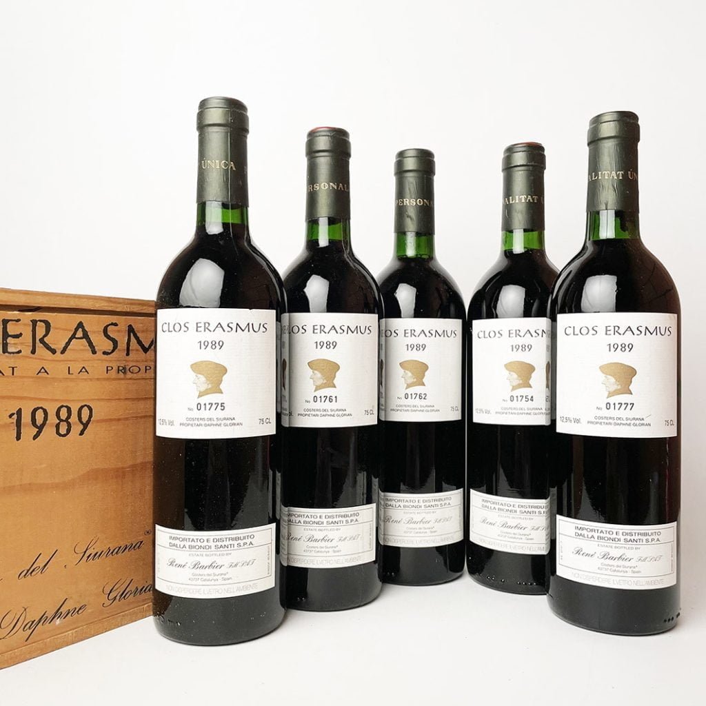 10 Mejores Vinos de España: exquisitas joyas 4 5 botellas de clos erasmus 1989