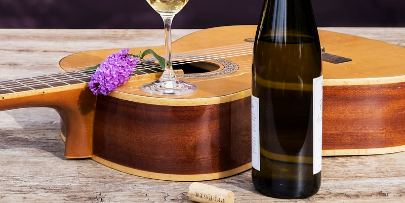 La música y el vino