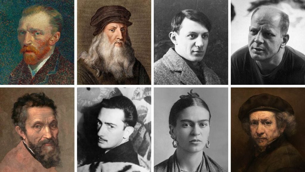 Los pintores mas famosos de todos los tiempos 1200