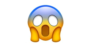 face screaming in fear