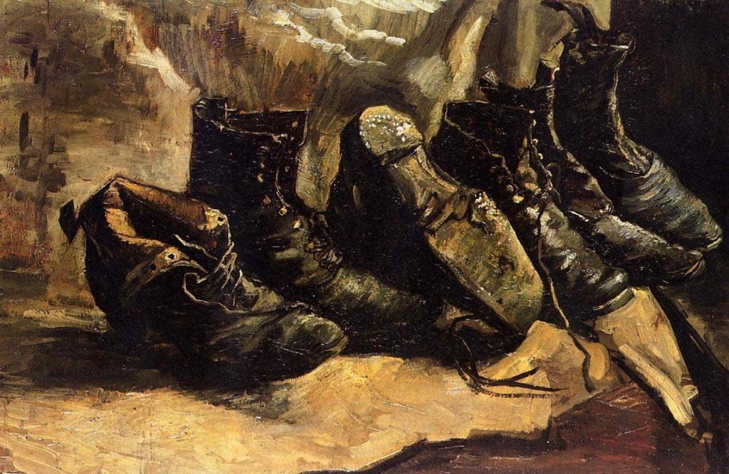 Three Pairs of Shoes Vincent van Gogh 1886