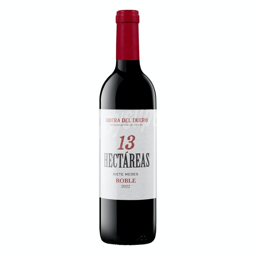 Los 10 mejores vinos tintos de Mercadona por menos de 5 euros 2 13 Hectáreas Roble D.O. Ribera del Duero – 4,85 €