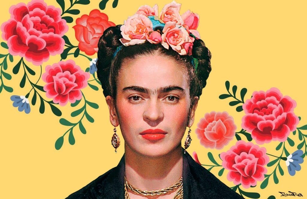 10 artistas famosos y sus musas naturales: las flores 50 Frida Kahlo
