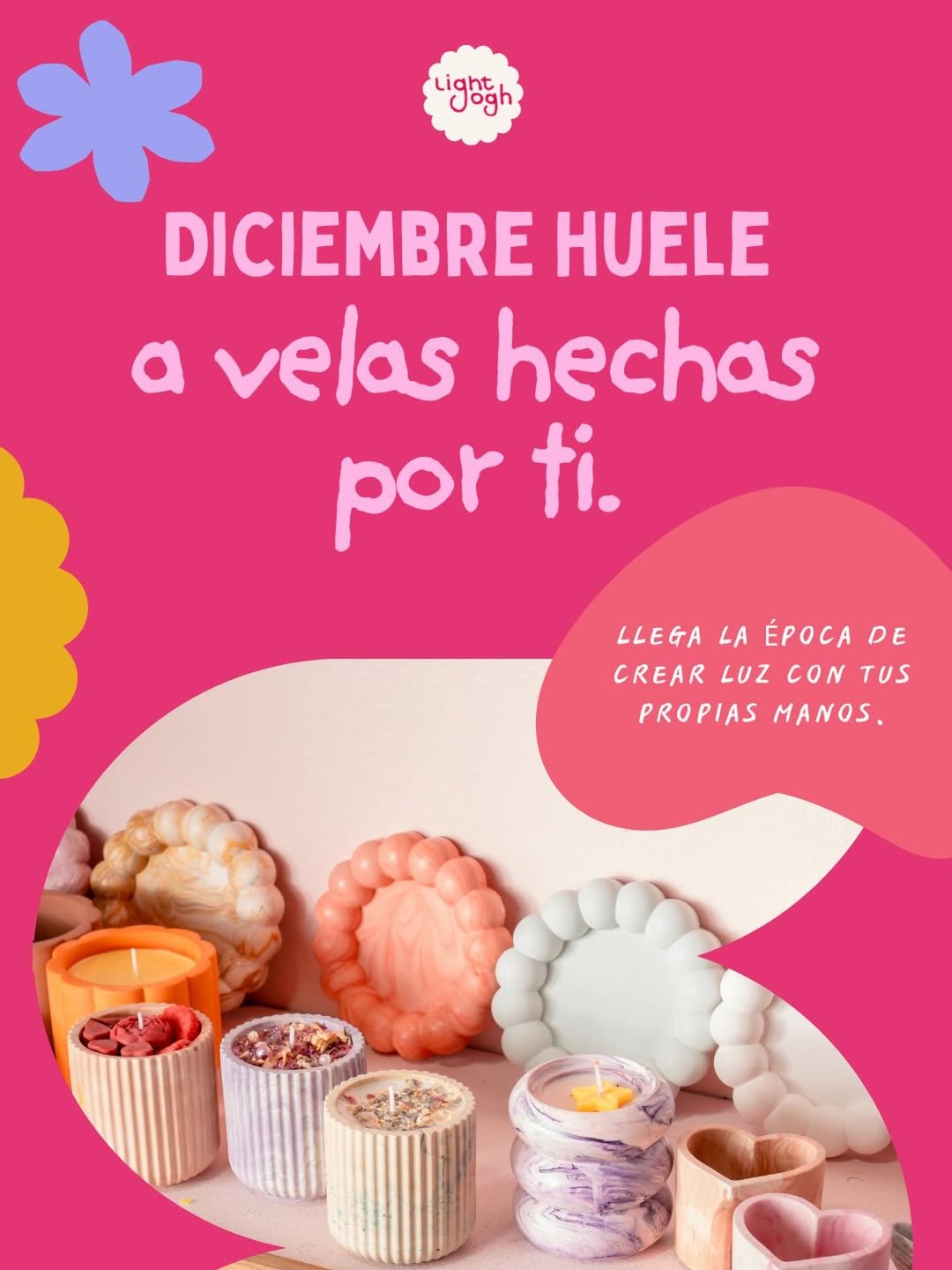 taller de velas artesanales Light Gogh