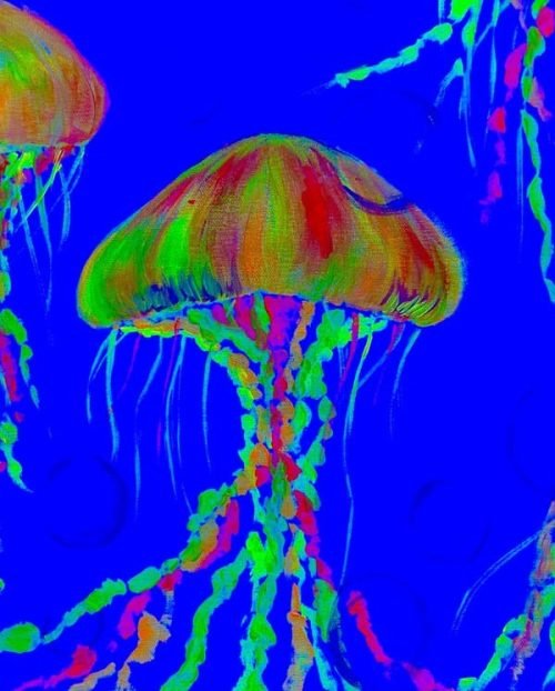 Wine Gogh Neon Medusa Glow