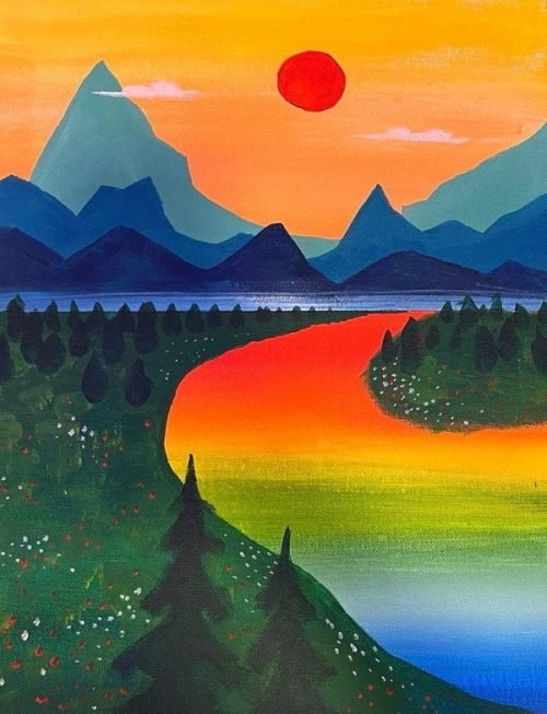 Lake of colors